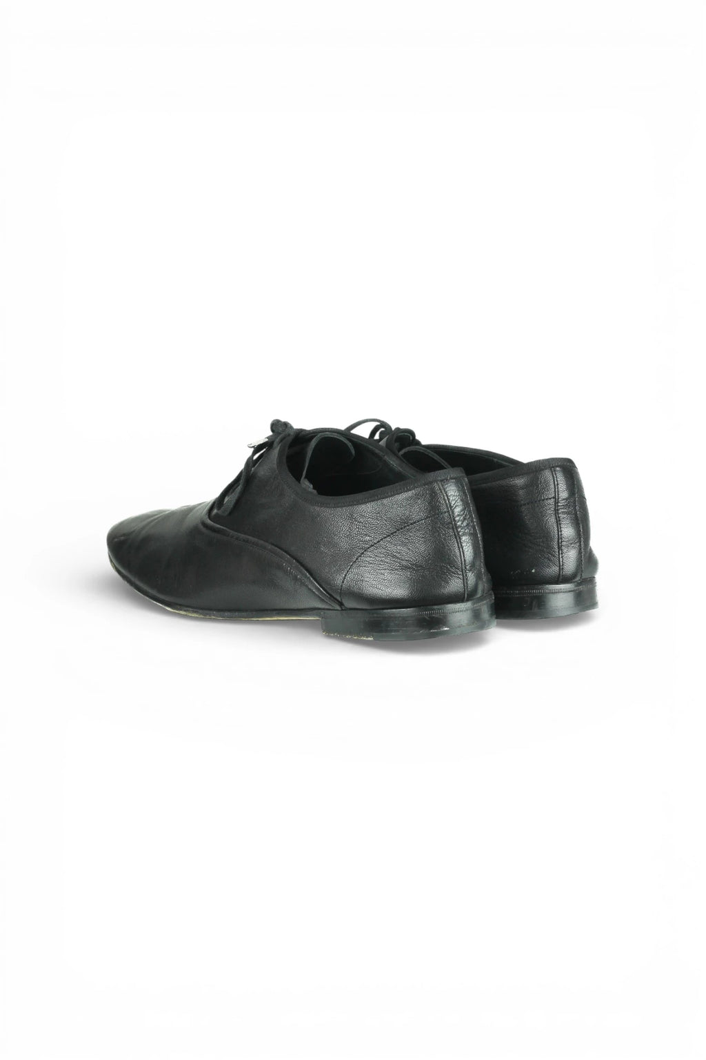 Soft Leather Lace-Up Shoes