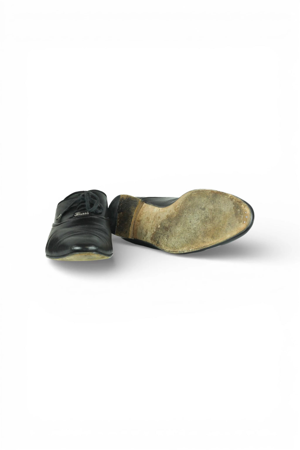 Soft Leather Lace-Up Shoes