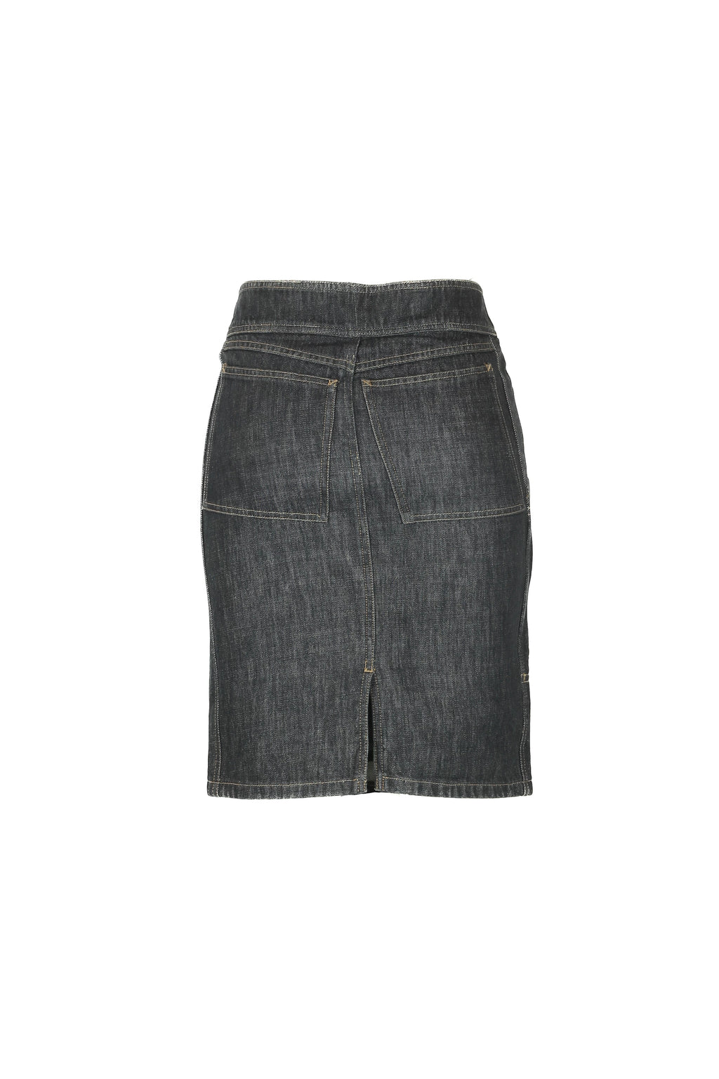 Vintage denim skirt with string closure