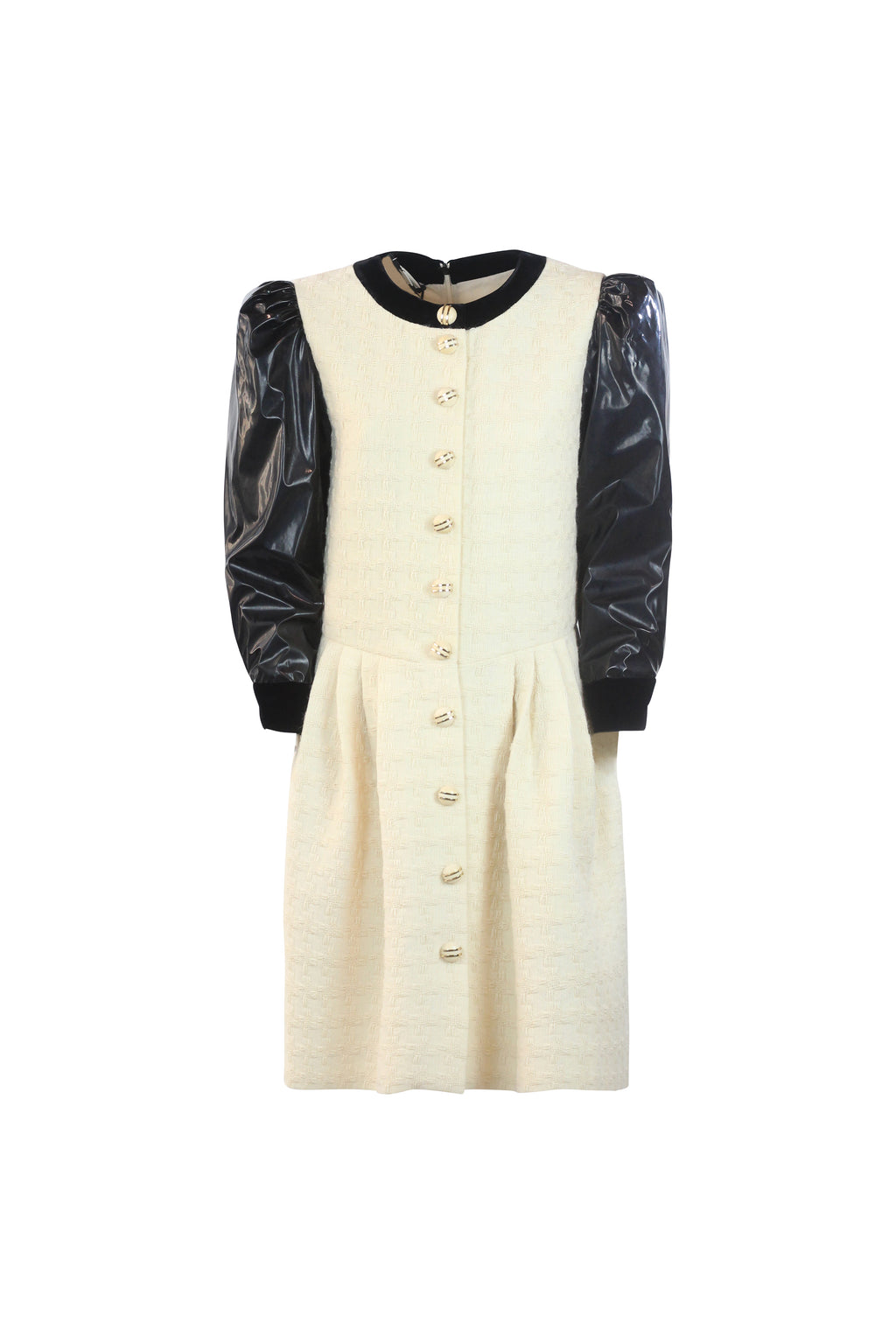 Wool Tweed Robe Manteau Dress FW2019