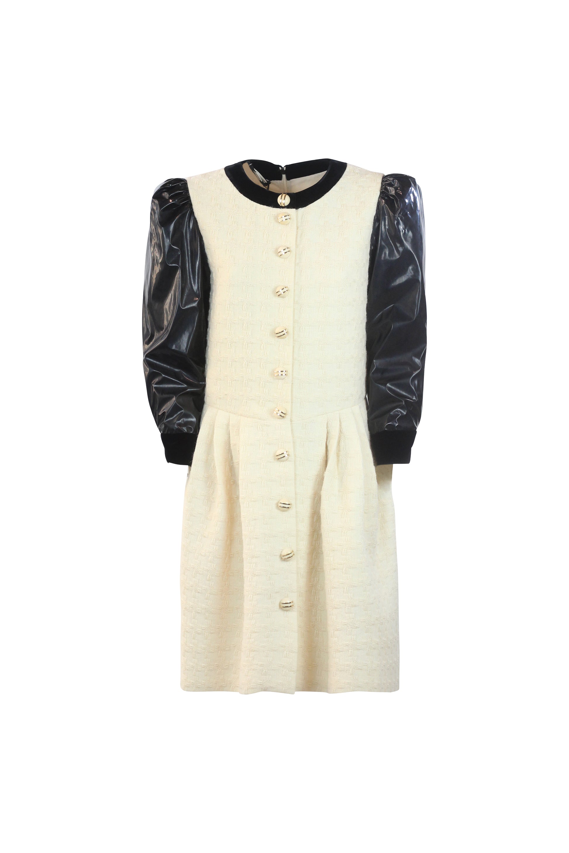 Wool Tweed Robe Manteau Dress FW2019