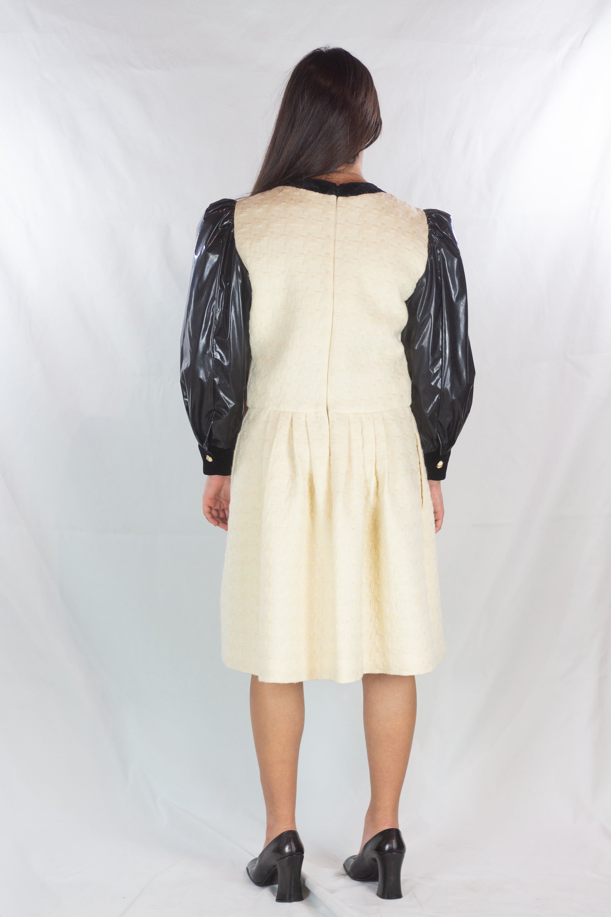Wool Tweed Robe Manteau Dress FW2019