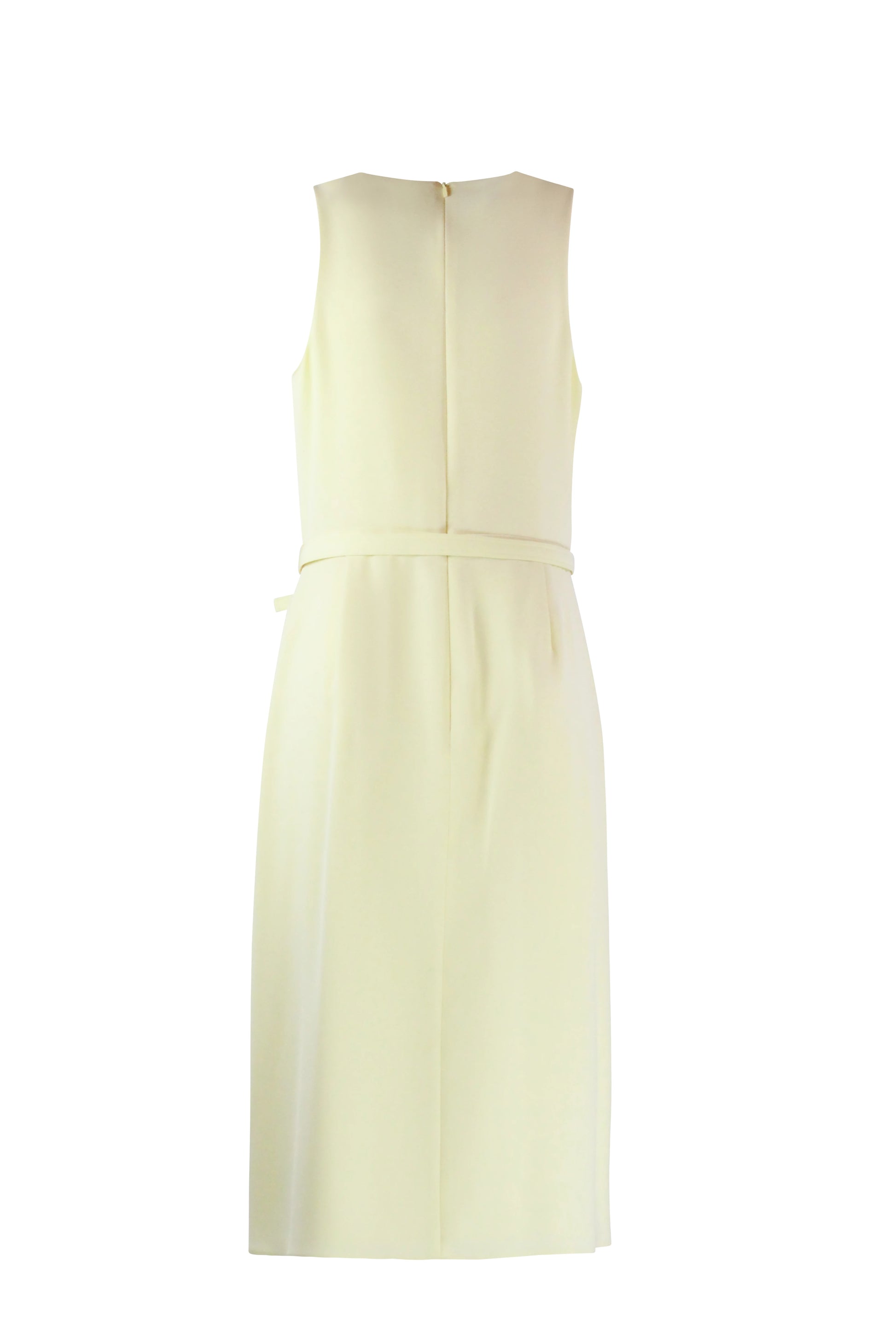 Yellow A-line dress