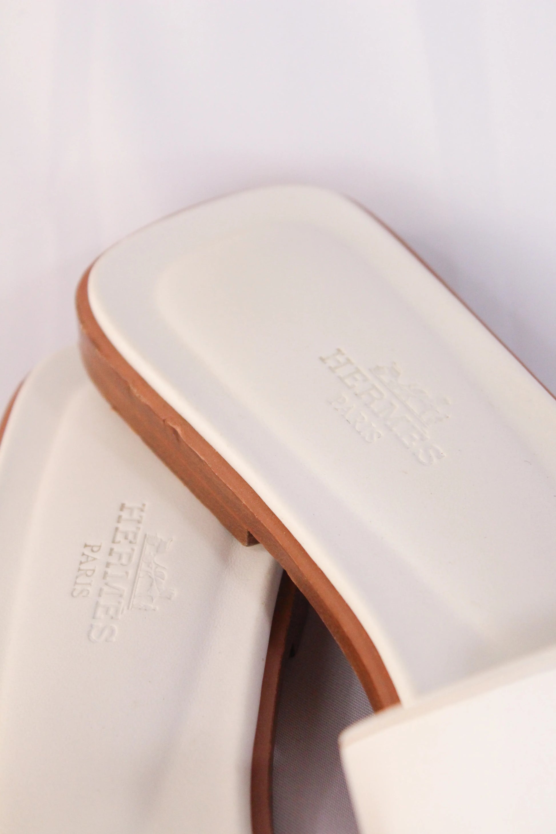 White Oran slippers