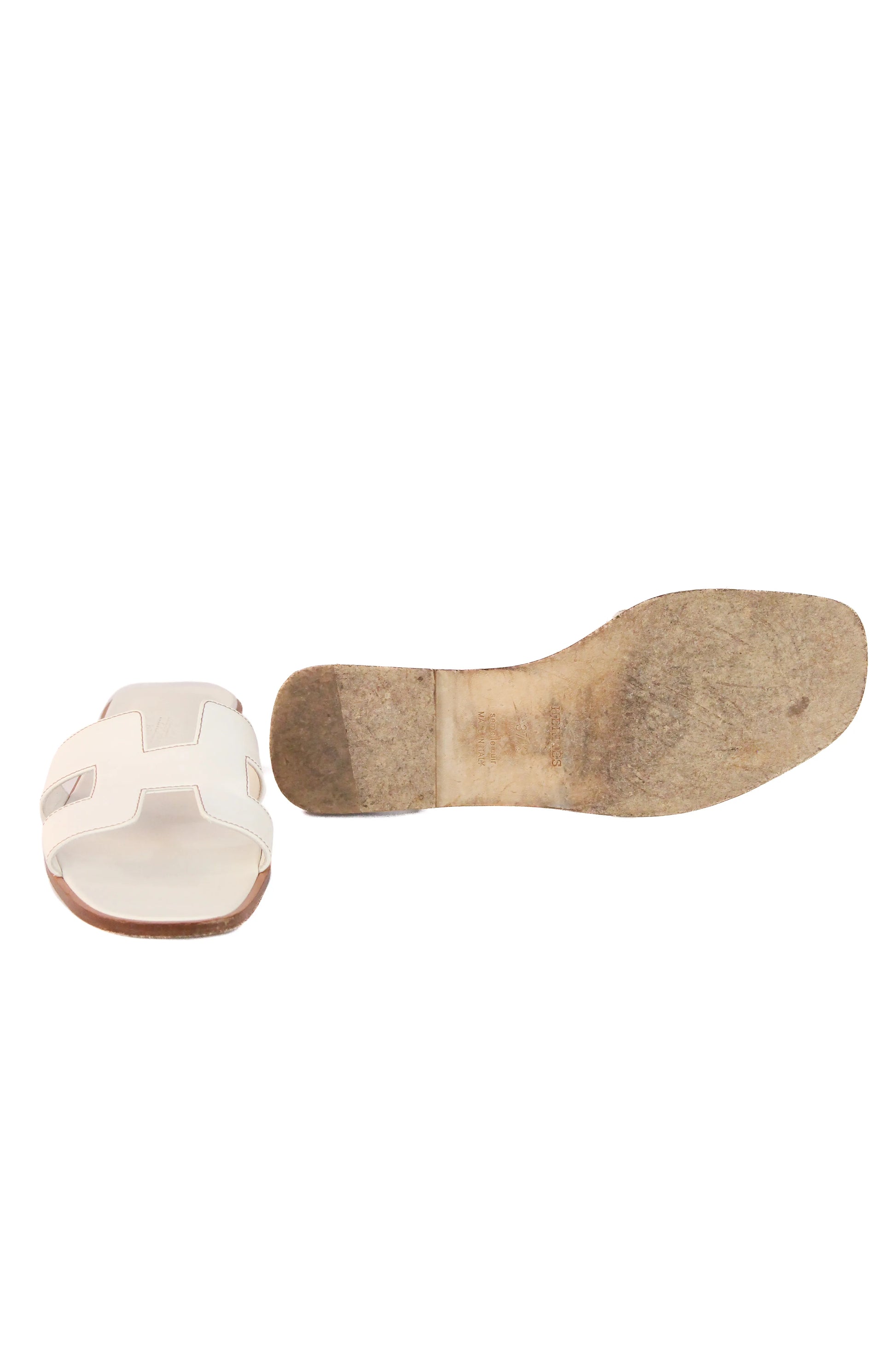 White Oran slippers