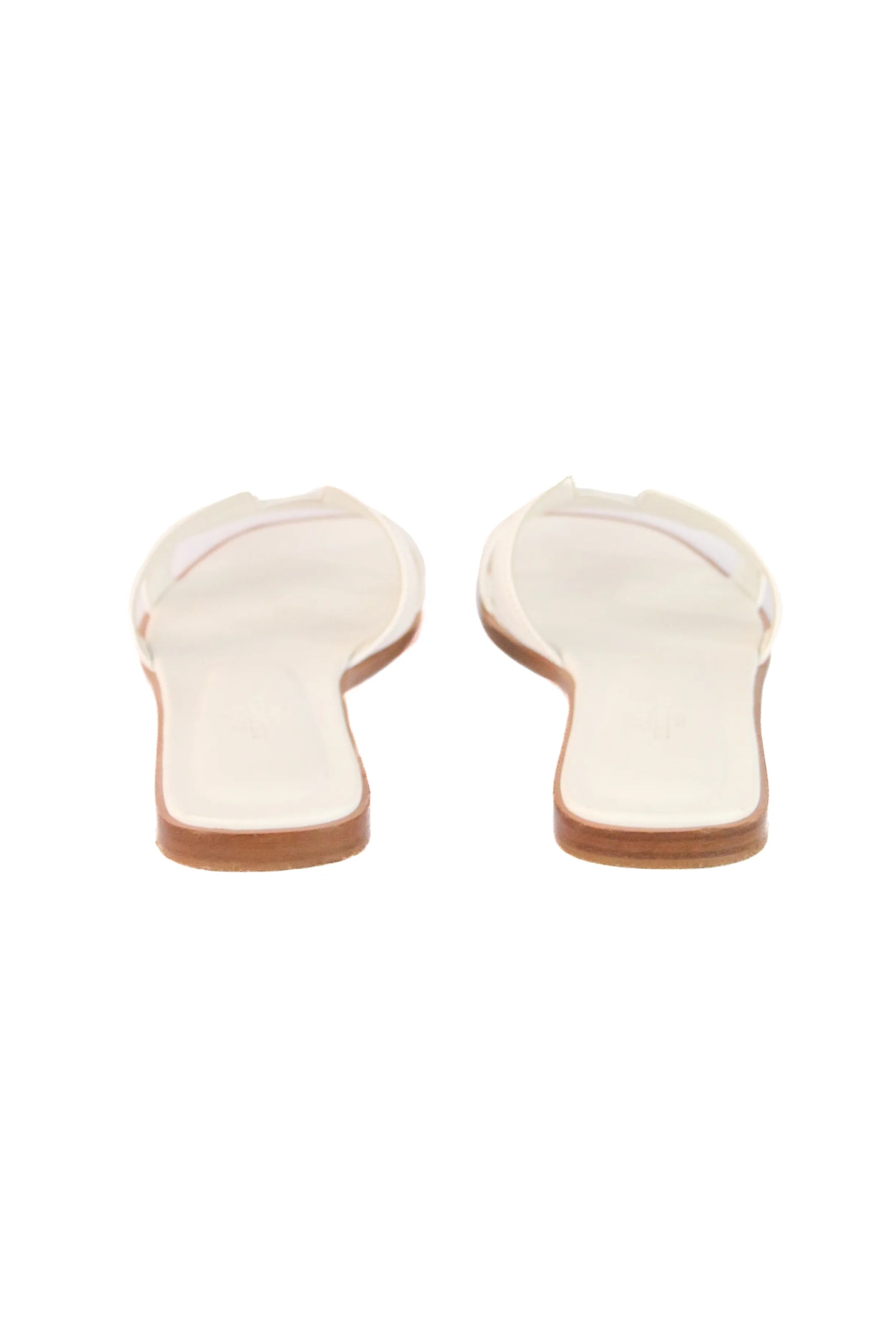 White Oran slippers