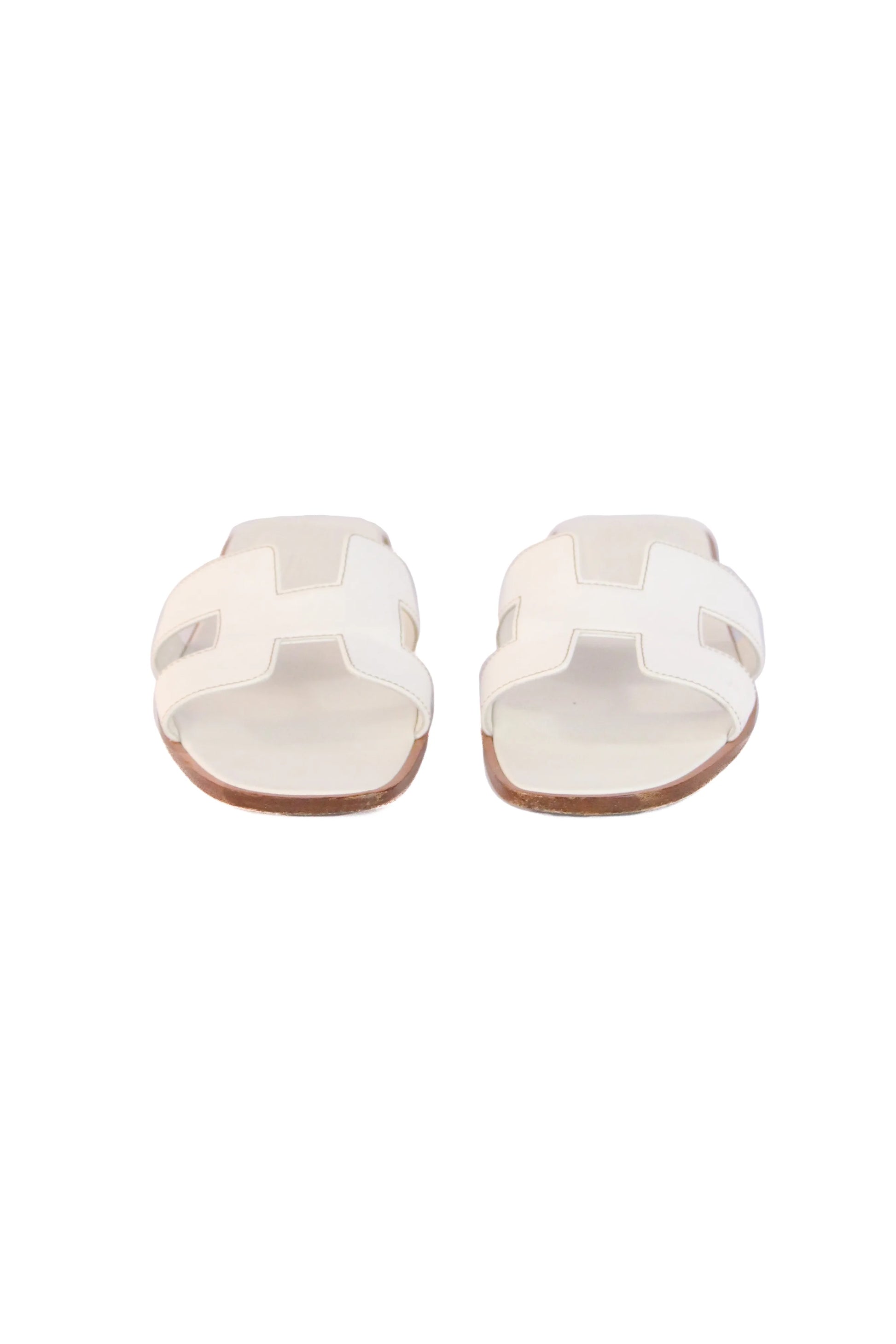 White Oran slippers