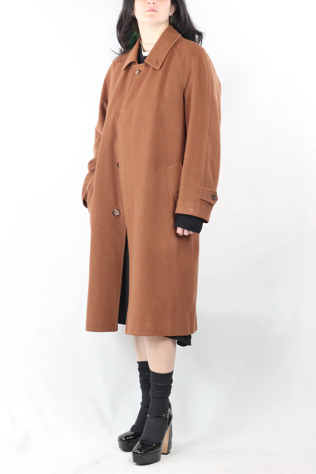 Caramel Cashmere Coat