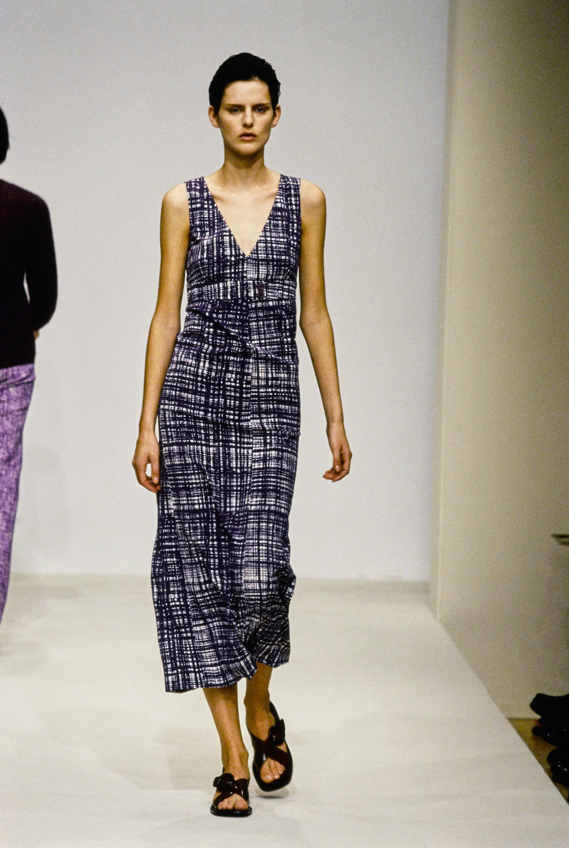 Vintage Prada Cotton Dress with Original Belt SS1996