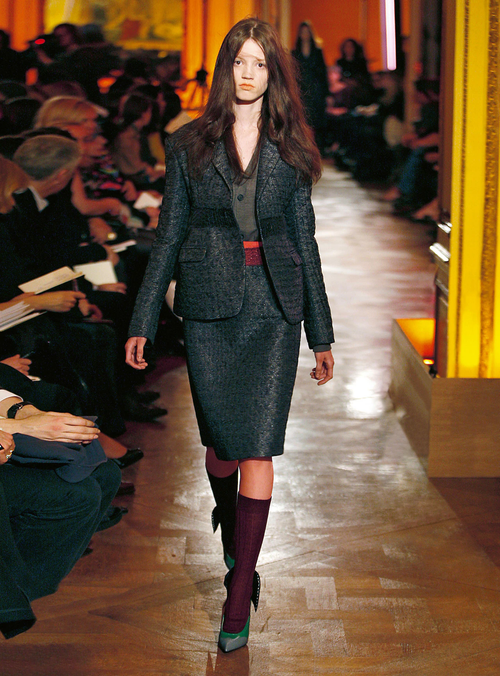 A-line lurex skirt FW2007