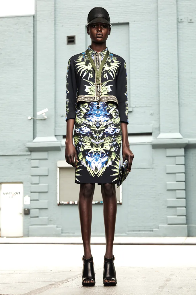 Tropical Print Cropped Jacket Resort 2012
