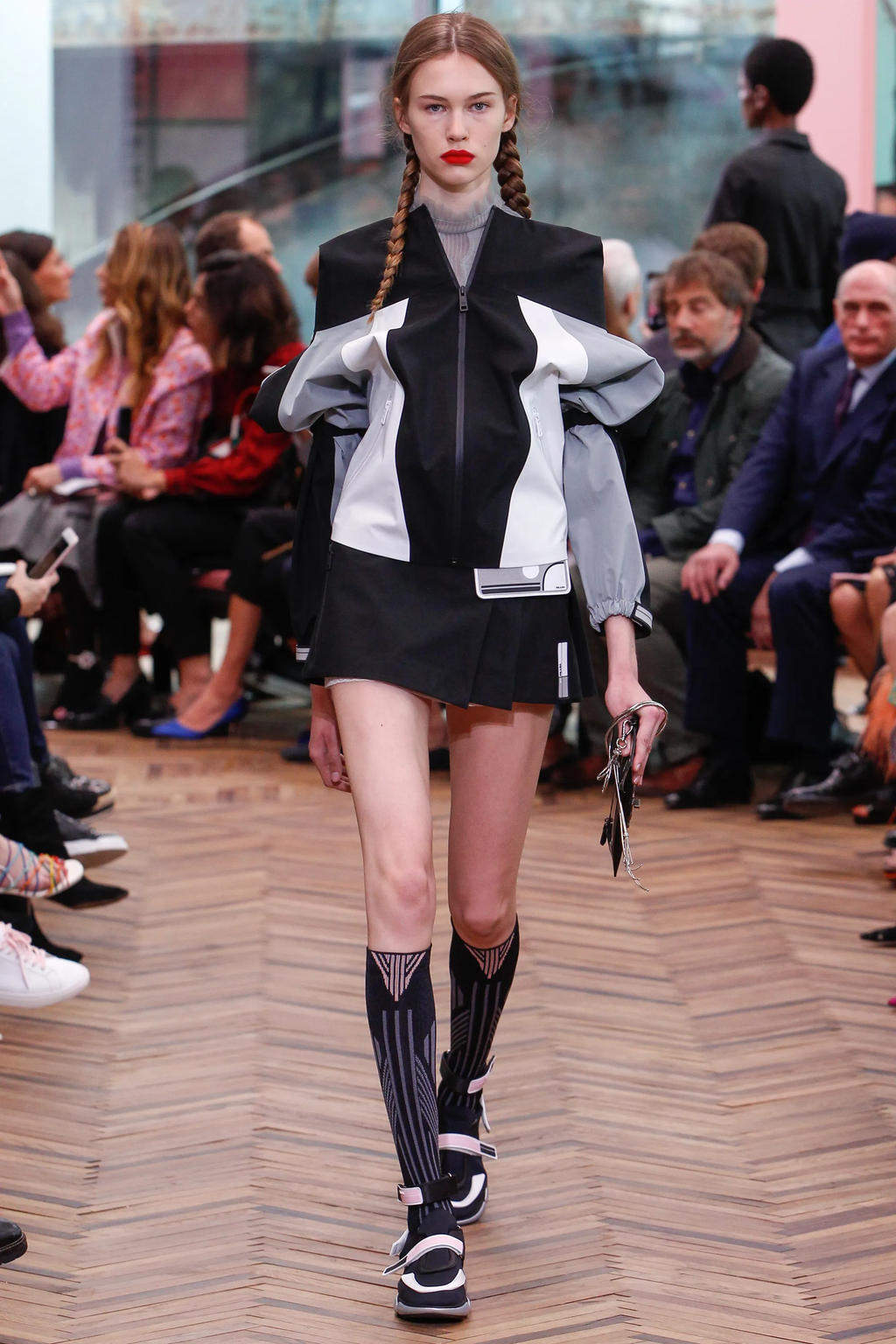 Mesh Sneakers with Velcro Straps Resort 2018