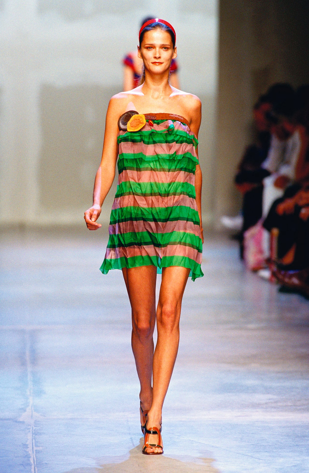 Orange Suede Pin SS2005