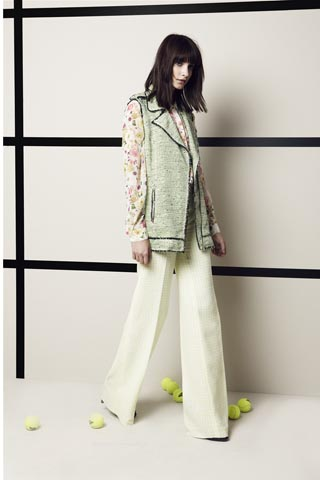 Neon Green Biker-Style Vest Resort2013