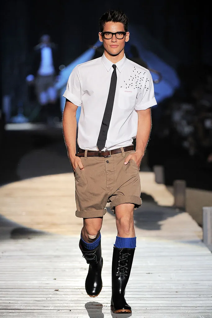 Coffee Brown Wide Fit Bermuda SS2011
