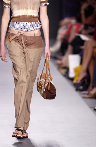Venezia Print Nylon Shoulder Bag SS2004