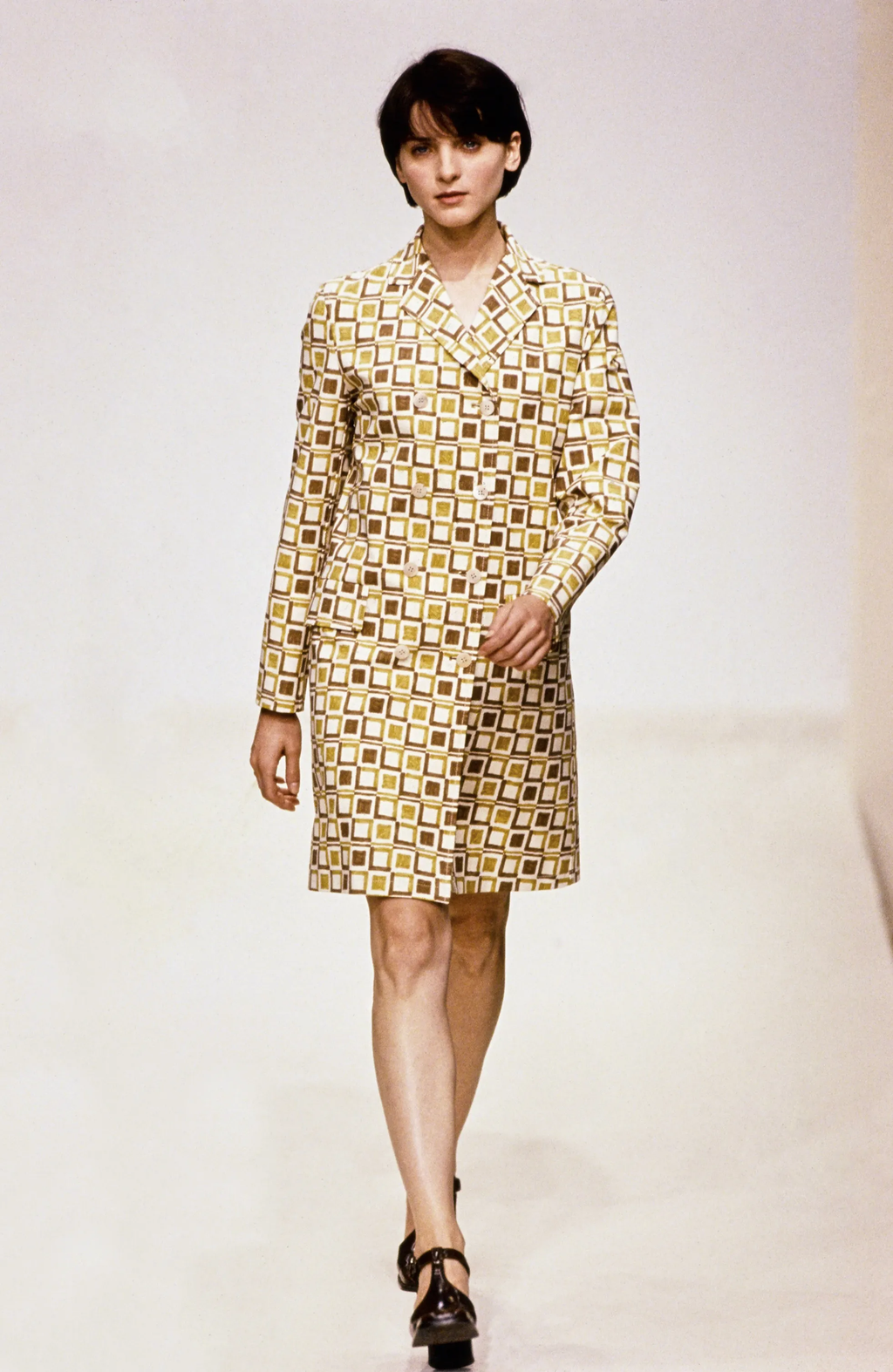 Silk Spandex Patterned Shirt SS1996