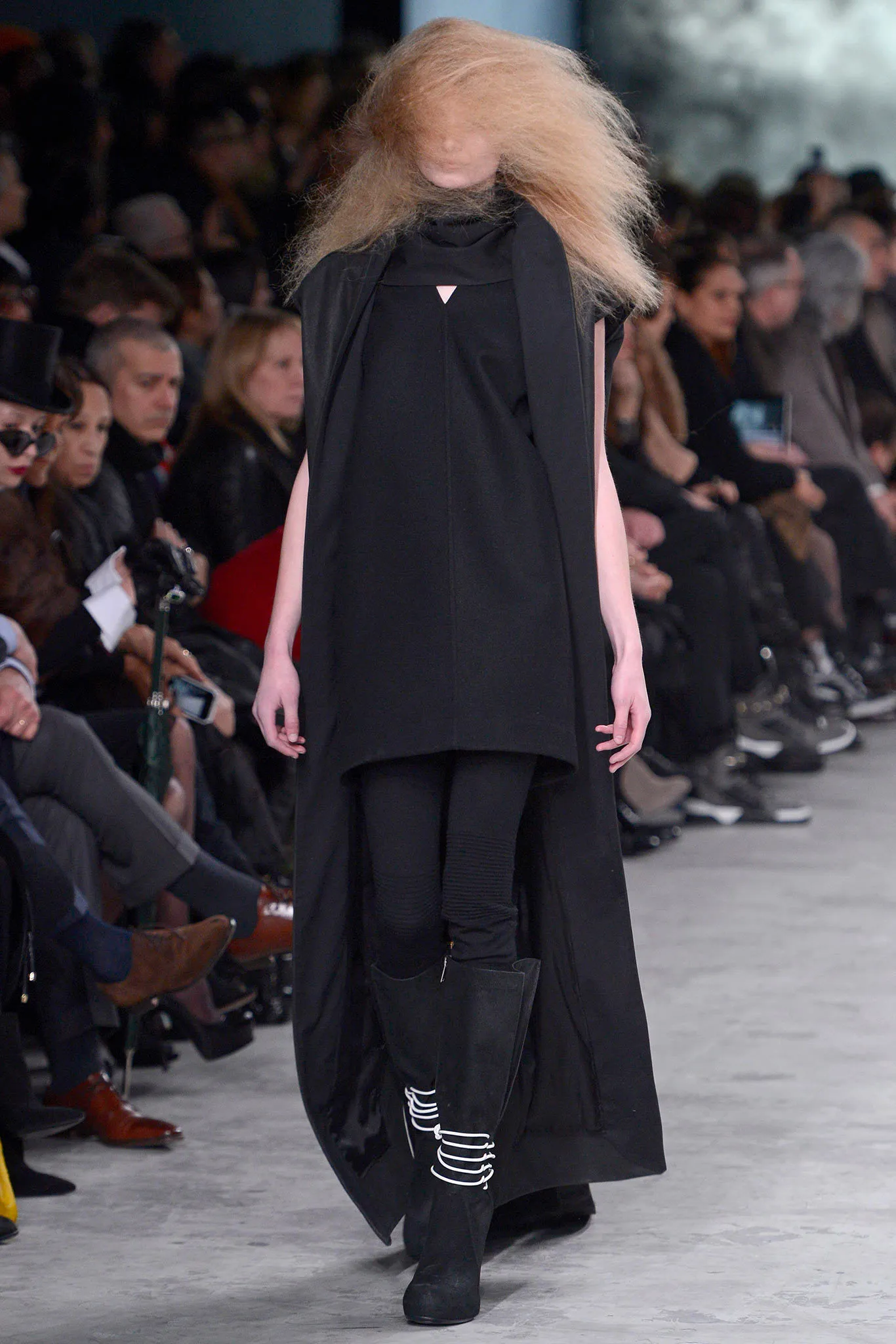 Black Wool Sack Dress FW2013