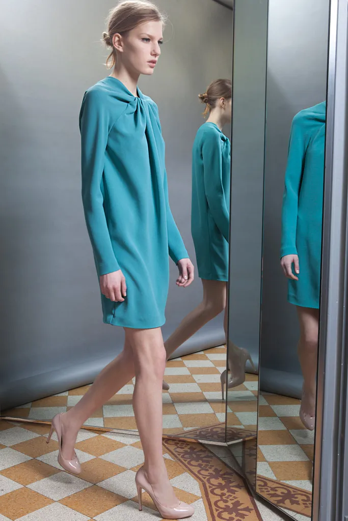 Pink knot dress Prefall 2011
