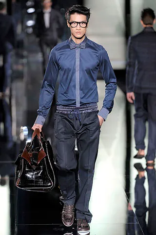 Straight-Leg Drawstring Trousers SS2009