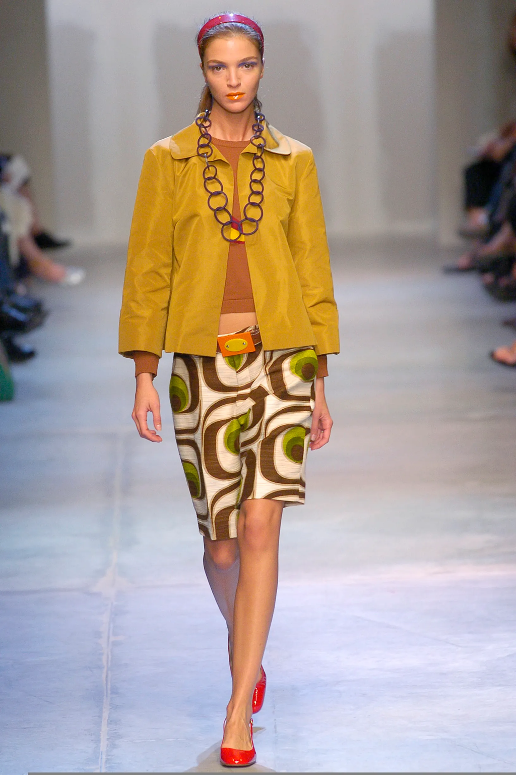 Silk Op-Art Print Sleeveless Top SS2005