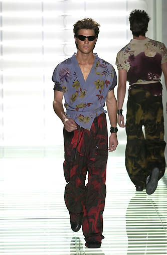 Lava Print Silk Shirt SS2001