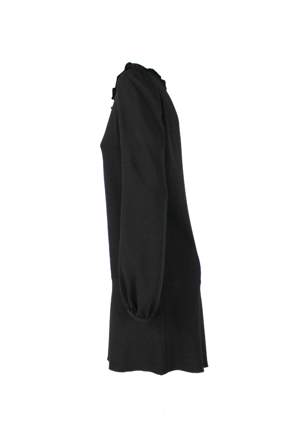 Silk collar dress