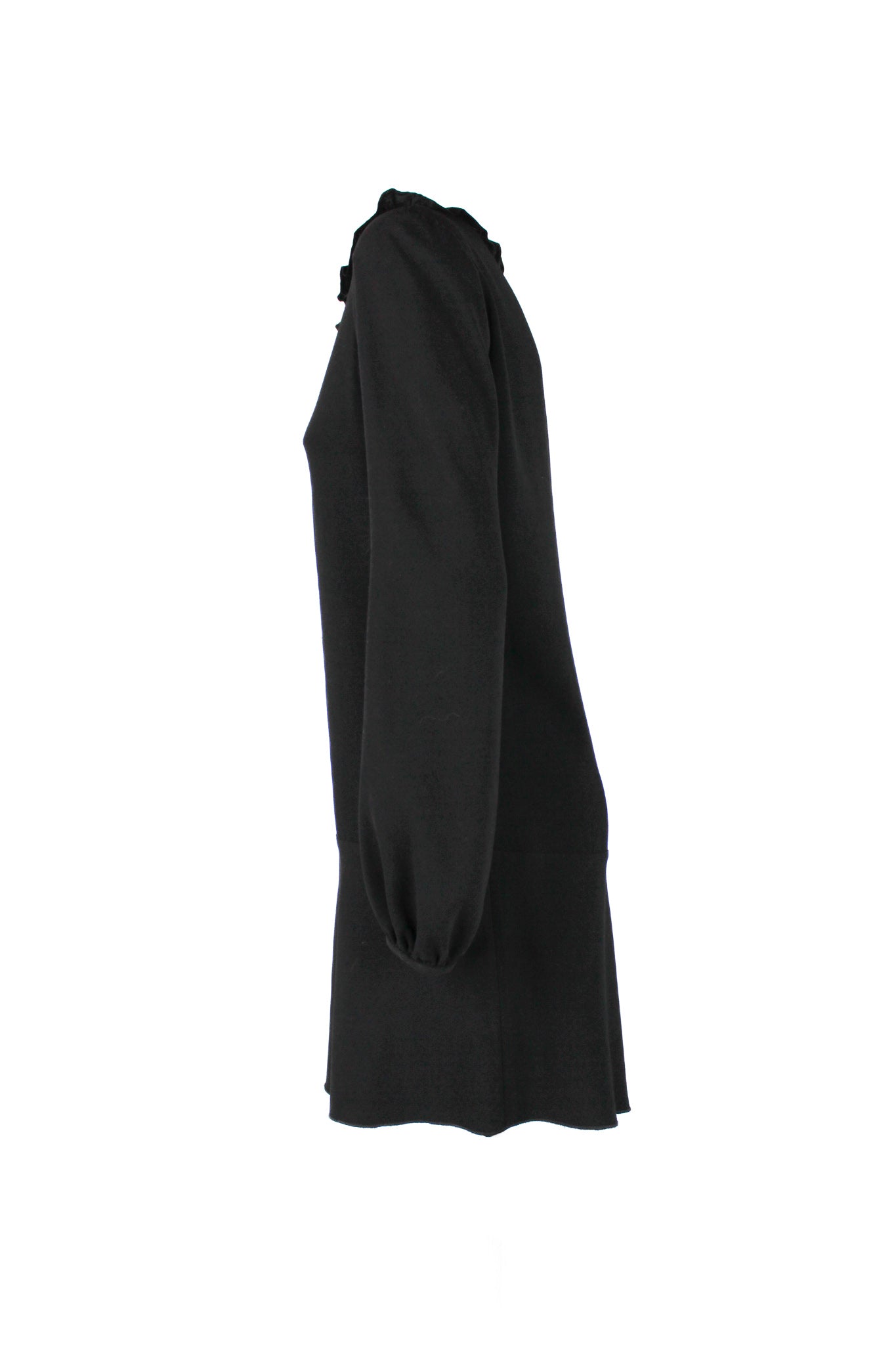 Silk collar dress