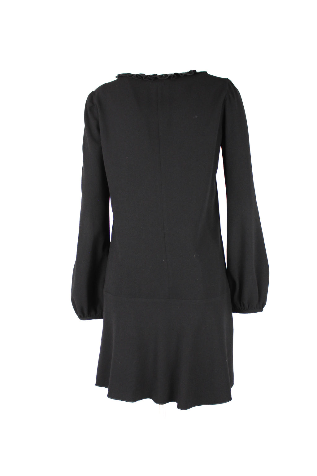 Silk collar dress