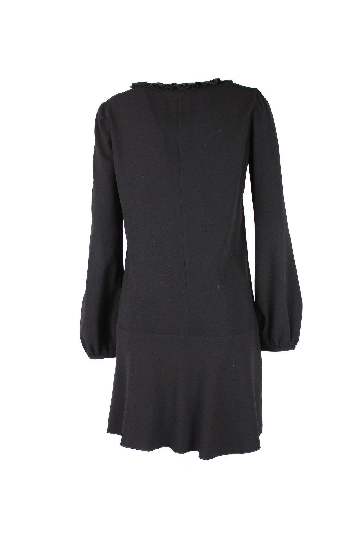 Silk collar dress