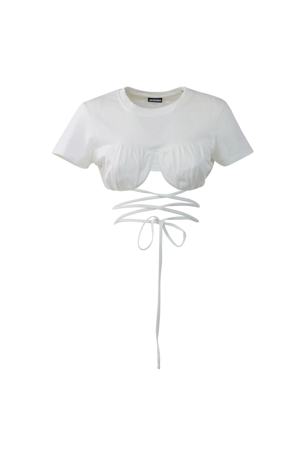 Le T-shirt Baci cropped top