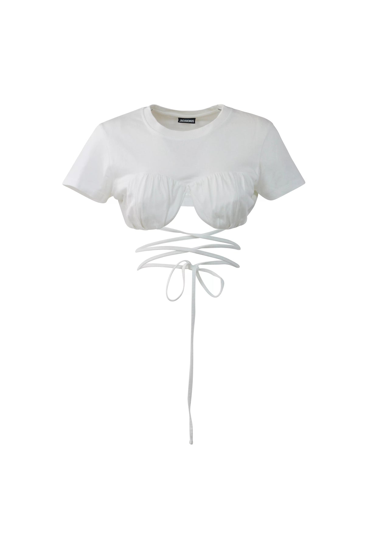 Le T-shirt Baci cropped top