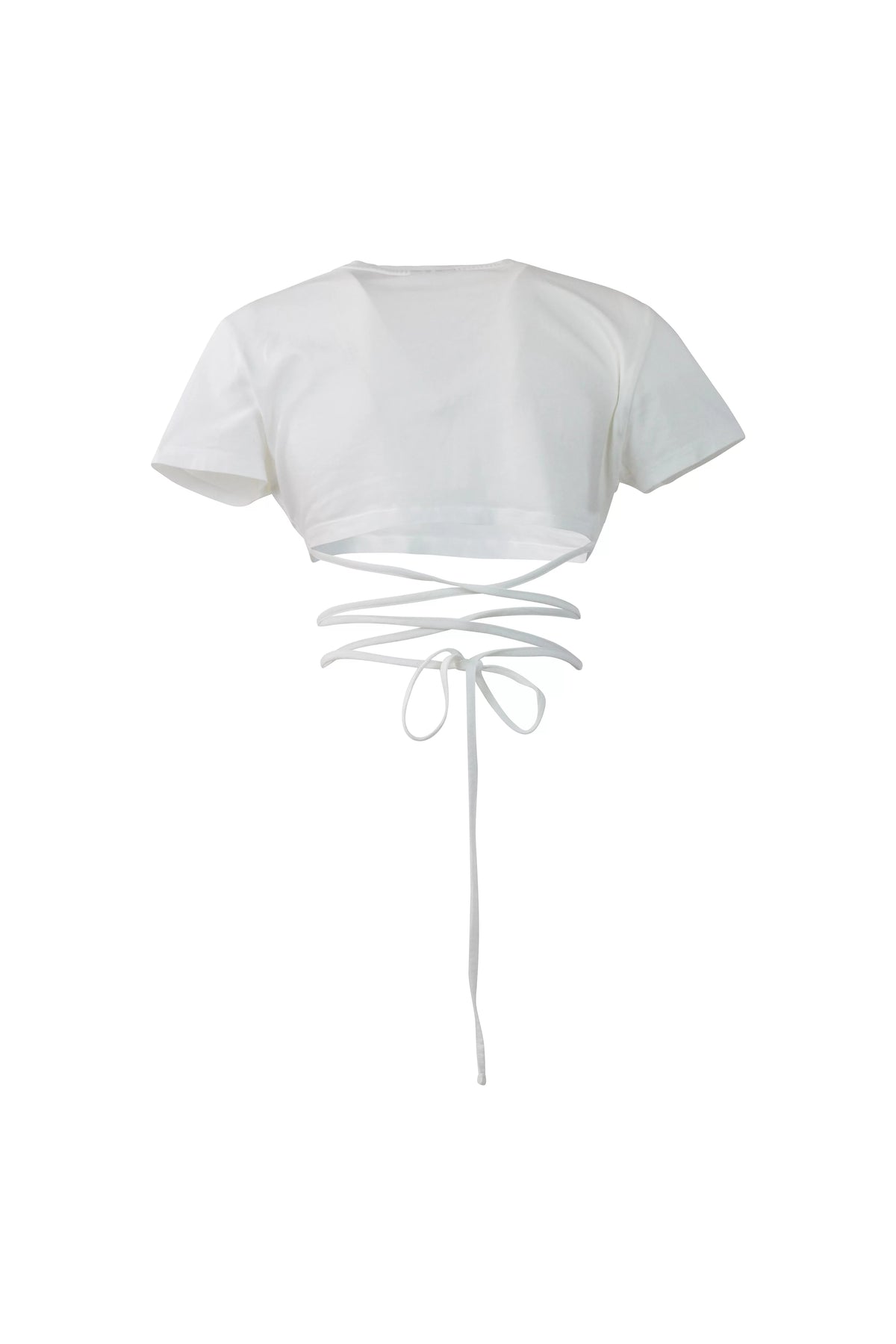Le T-shirt Baci cropped top