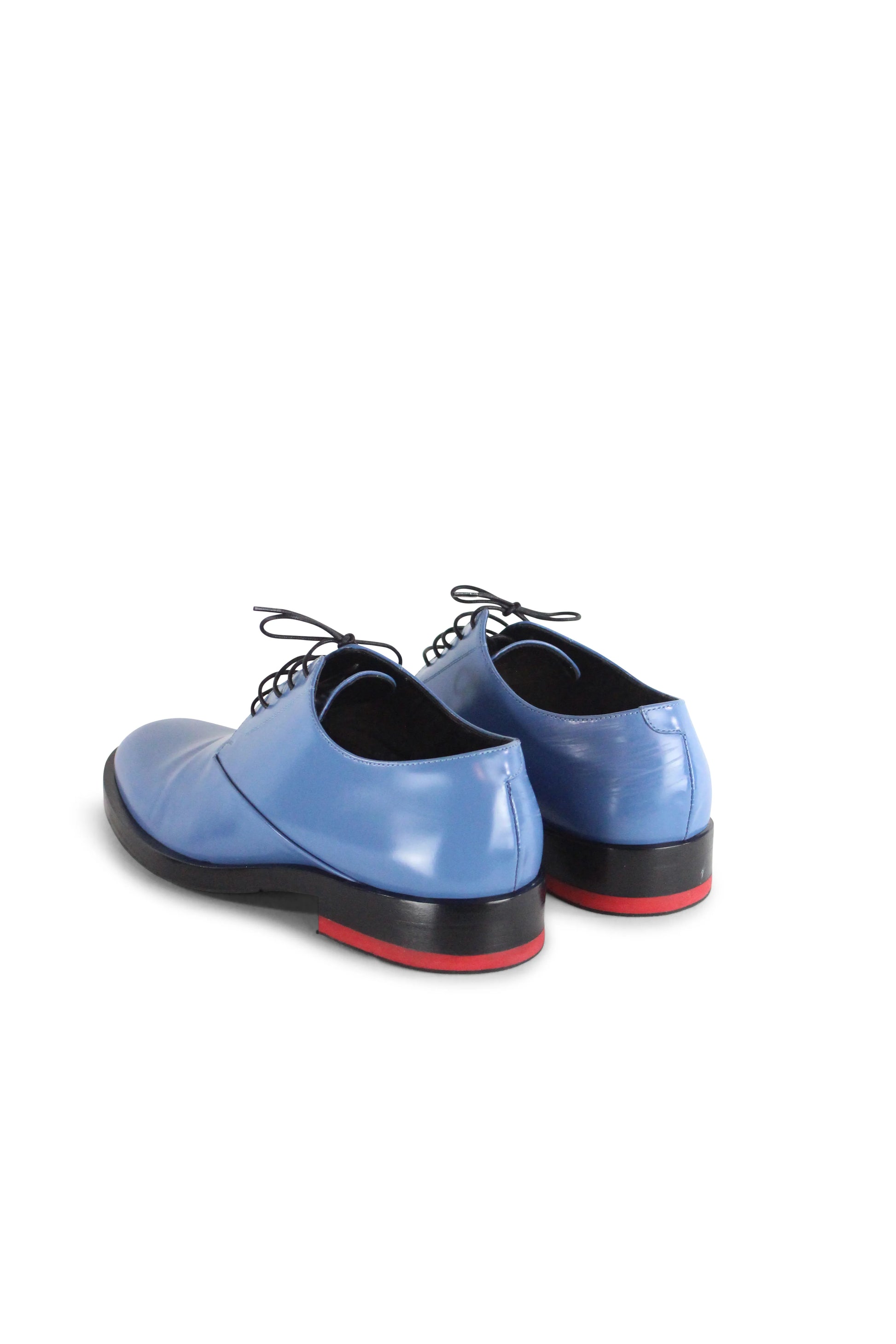 Light blue derby shoes