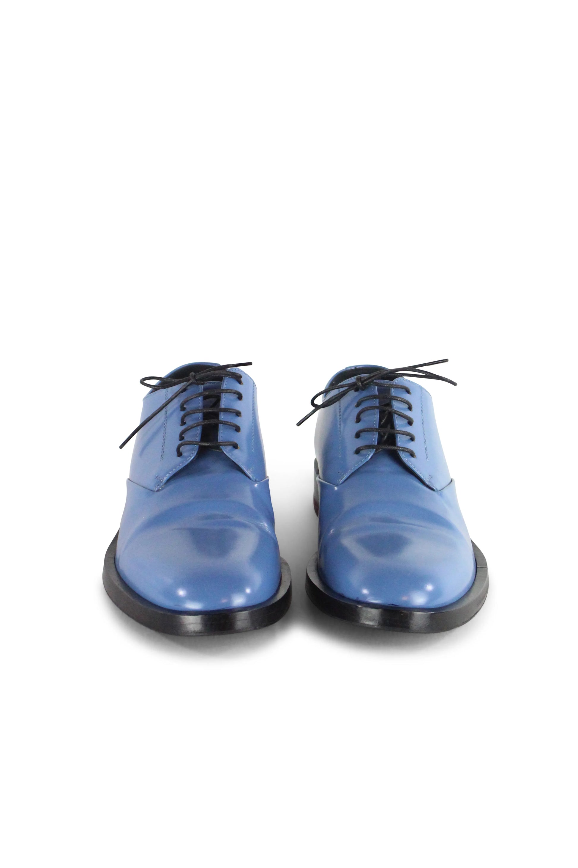 Light blue derby shoes