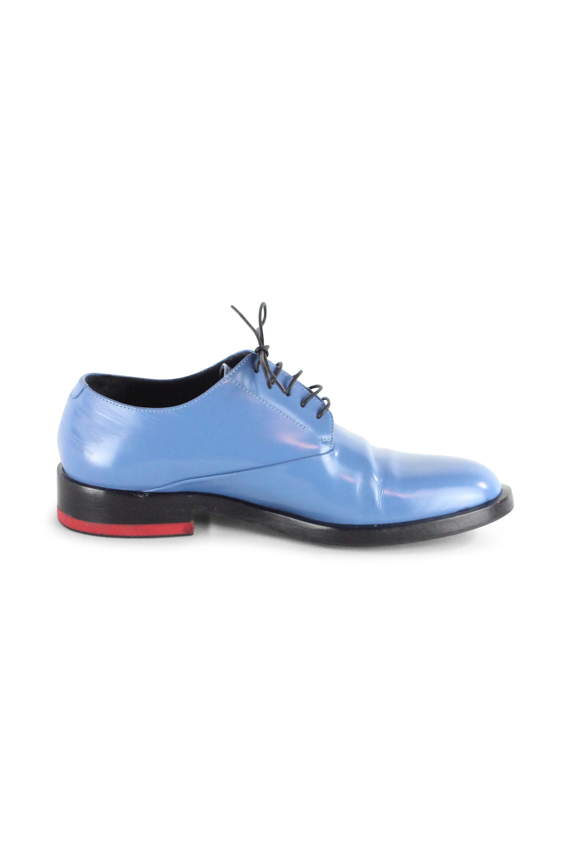 Light blue derby shoes