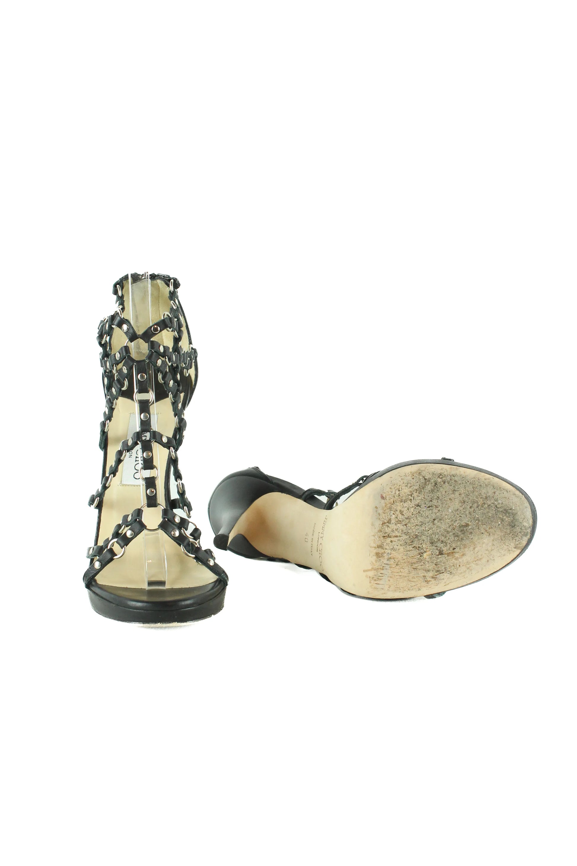 Chain details sandals