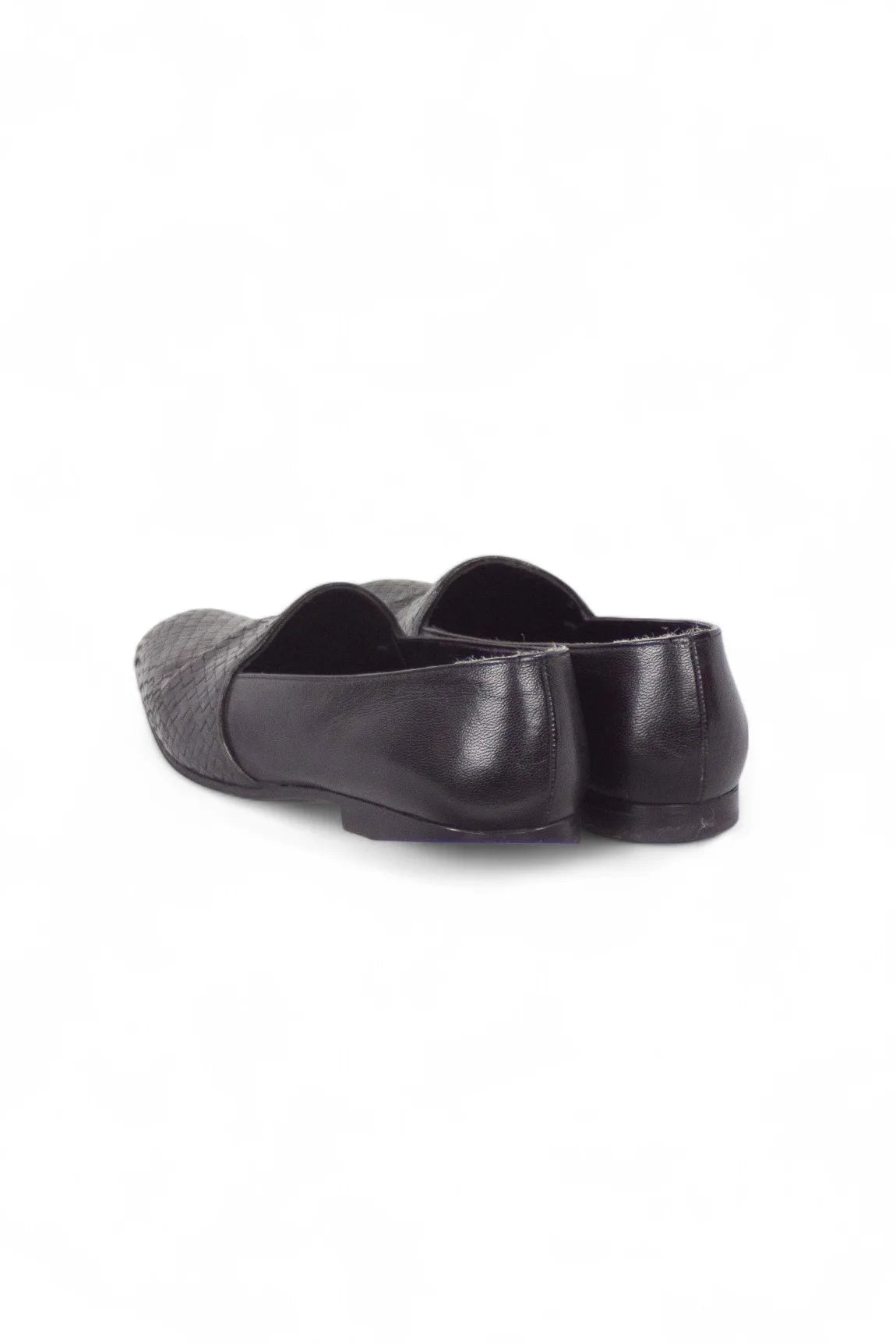 Woven point loafers