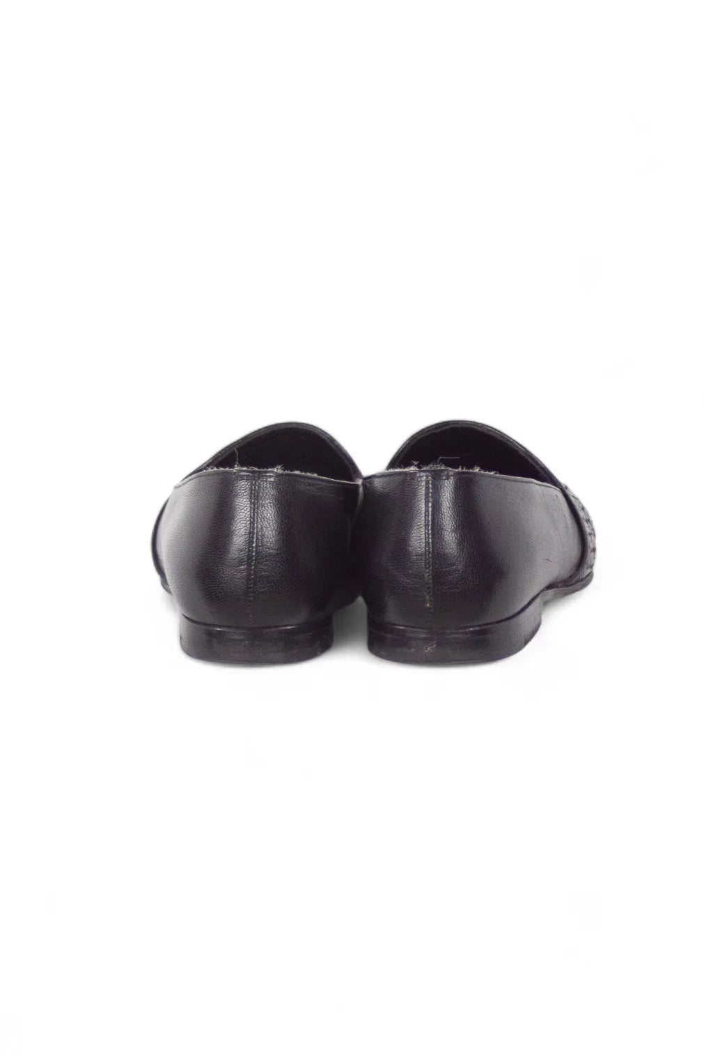 Woven point loafers