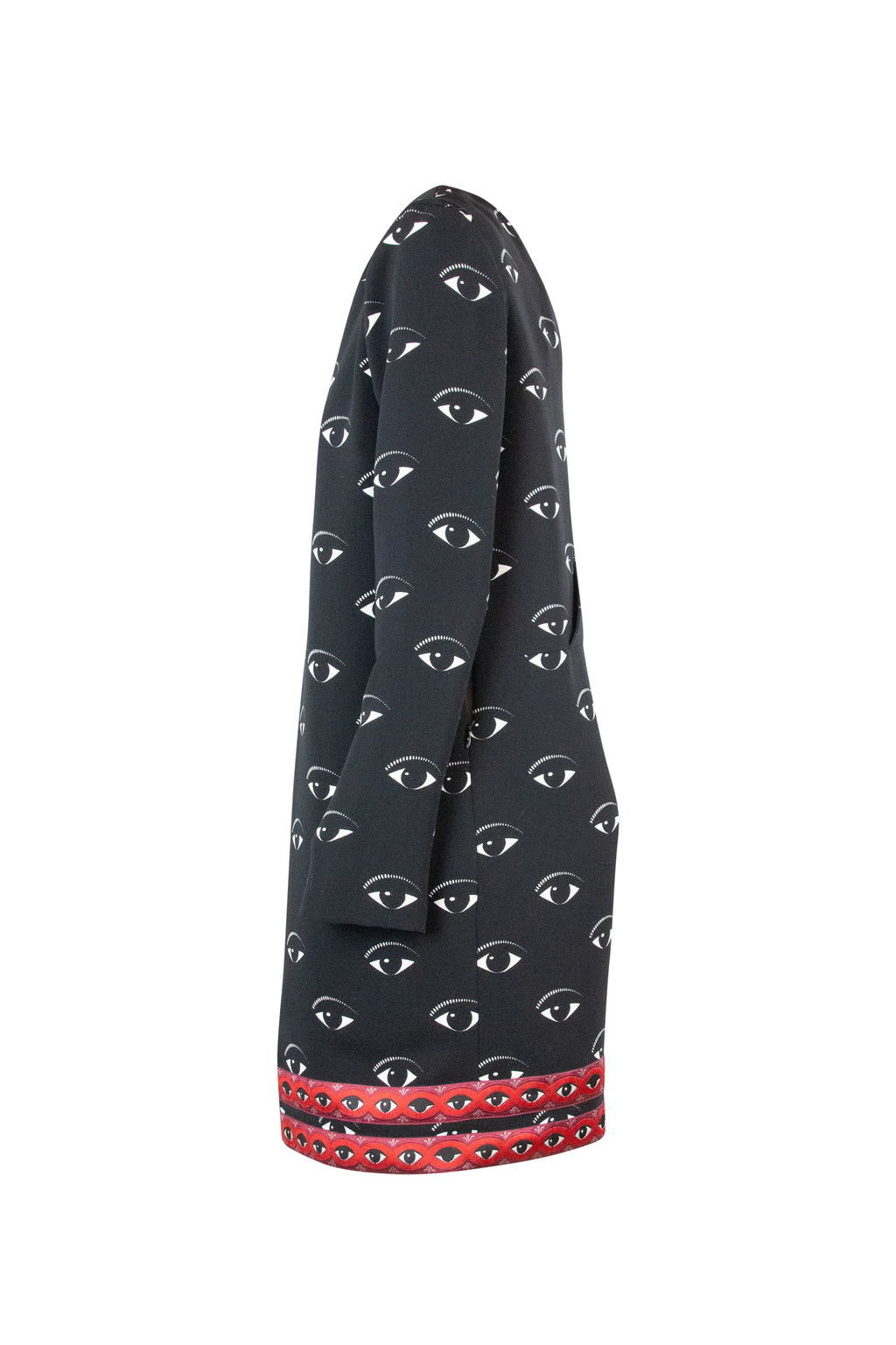 Eye Print Mini Dress with Long Sleeves FW2013