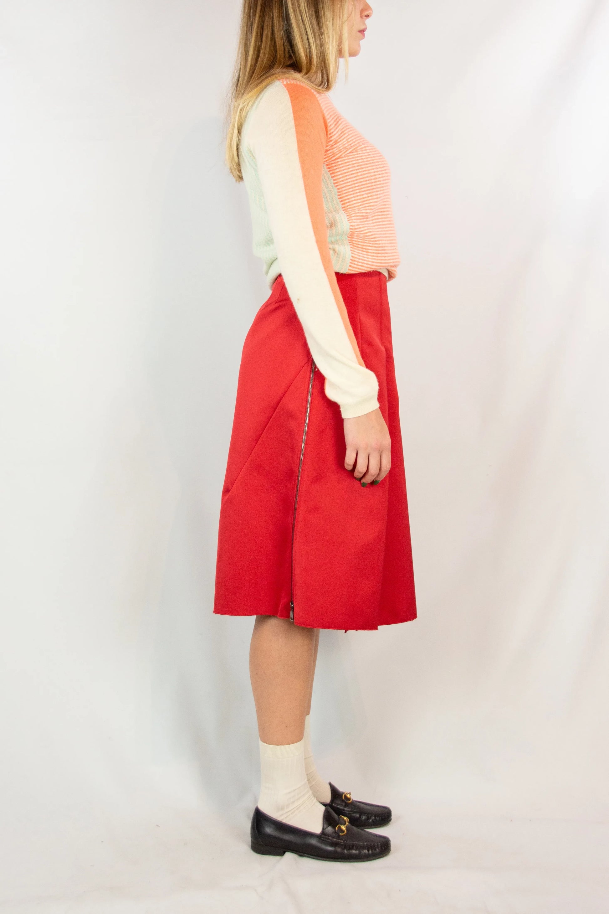 Shades of orange sweater