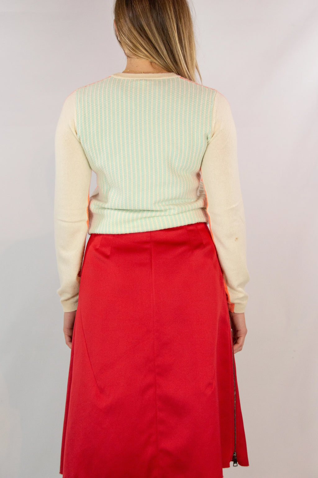 Shades of orange sweater
