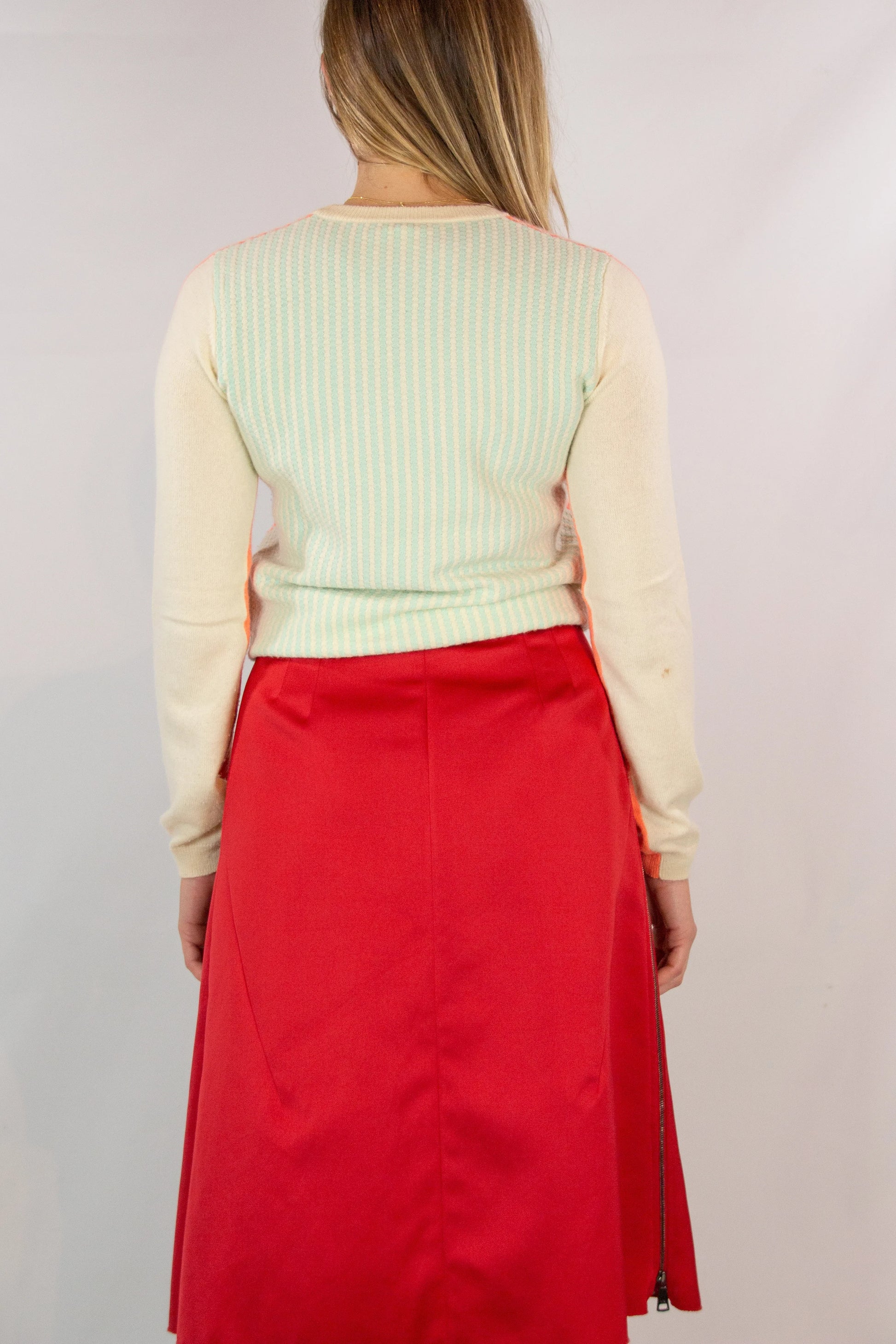 Shades of orange sweater