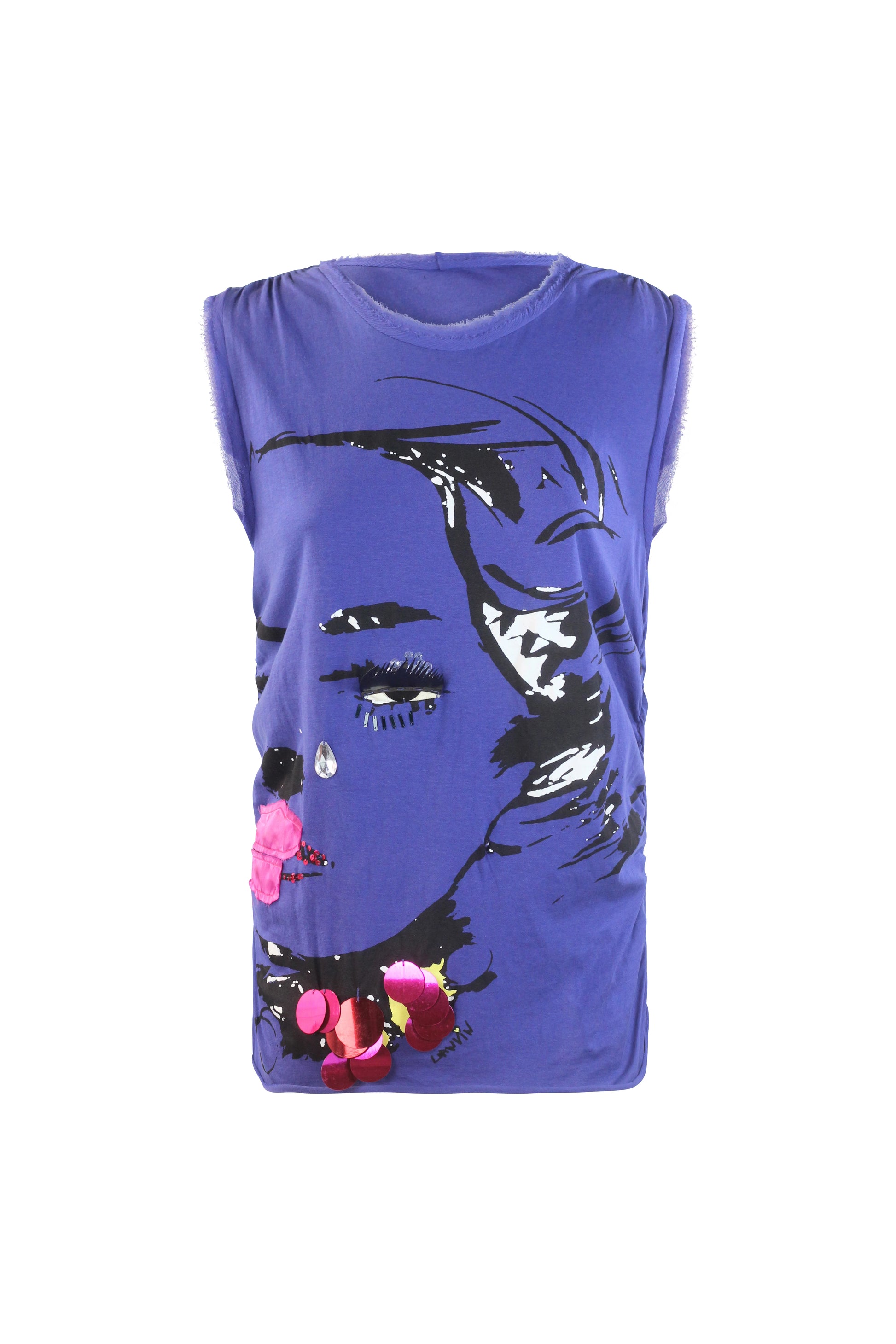 Electric Blue Strass T-Shirt Resort2009
