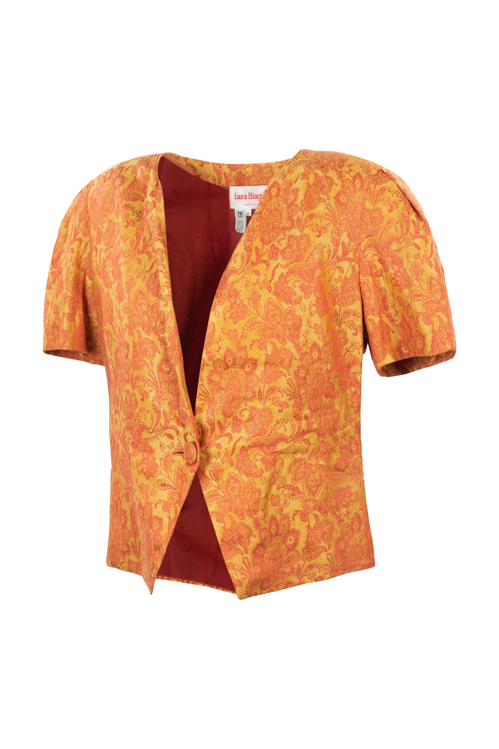 Short-Sleeve Bolero Jacket