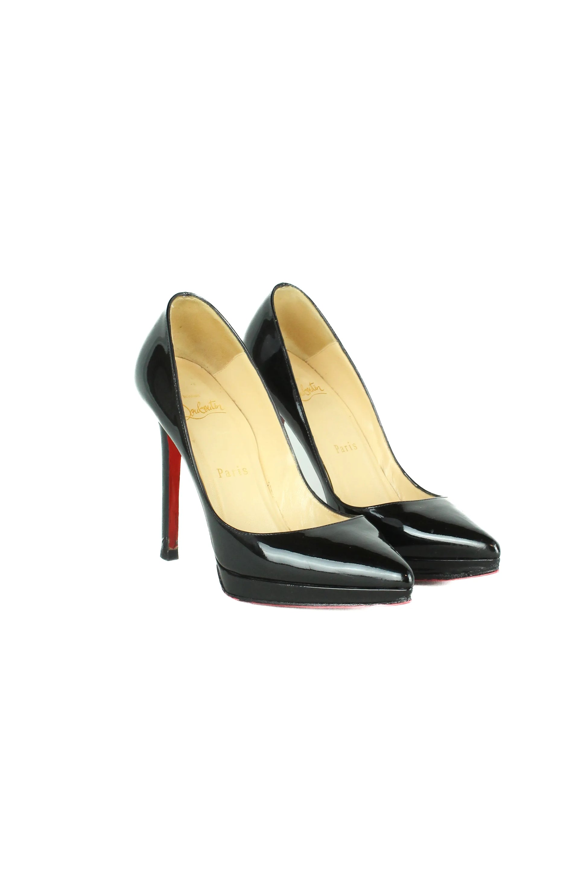 Black Patent Platform Pumps