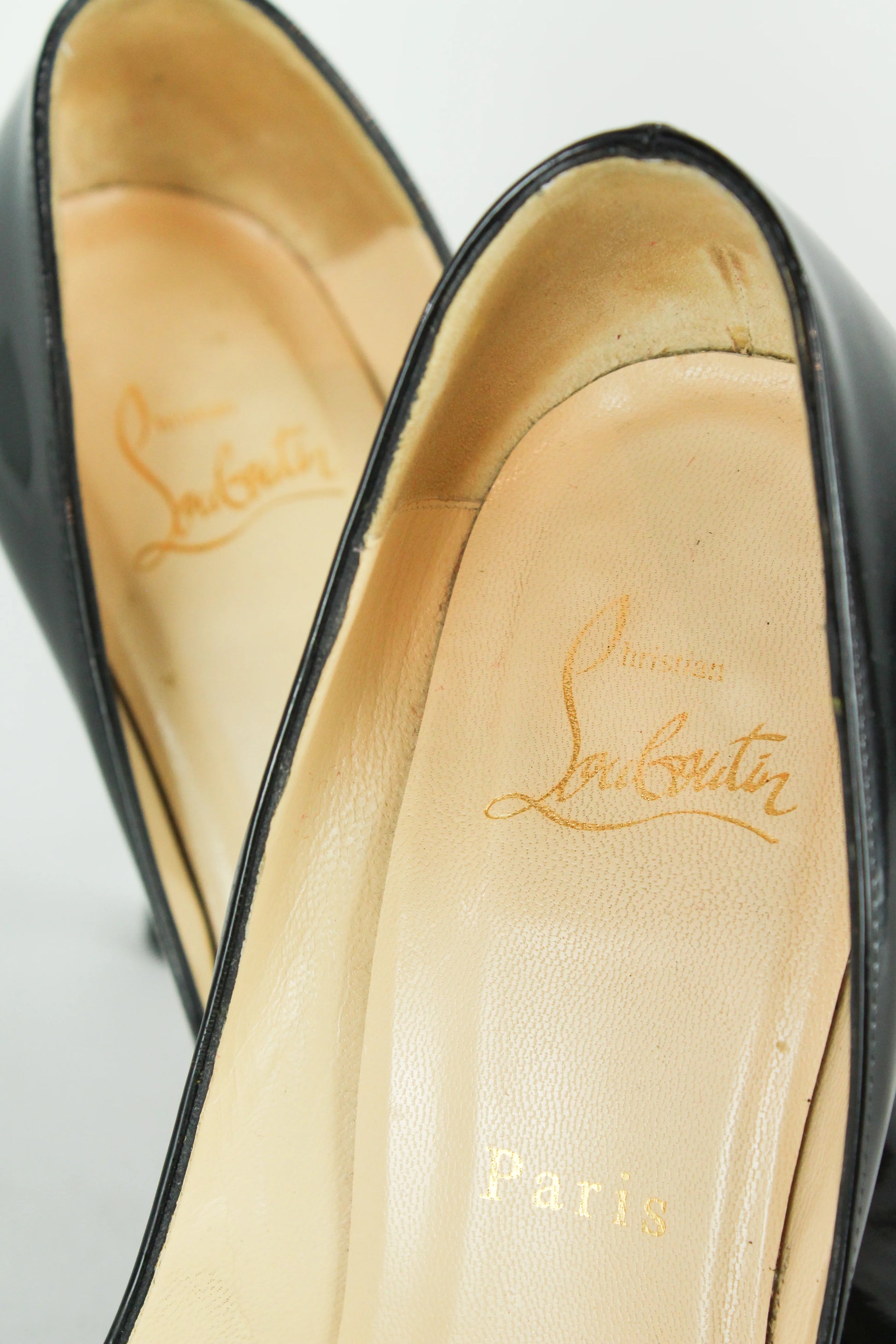 Black Patent Platform Pumps