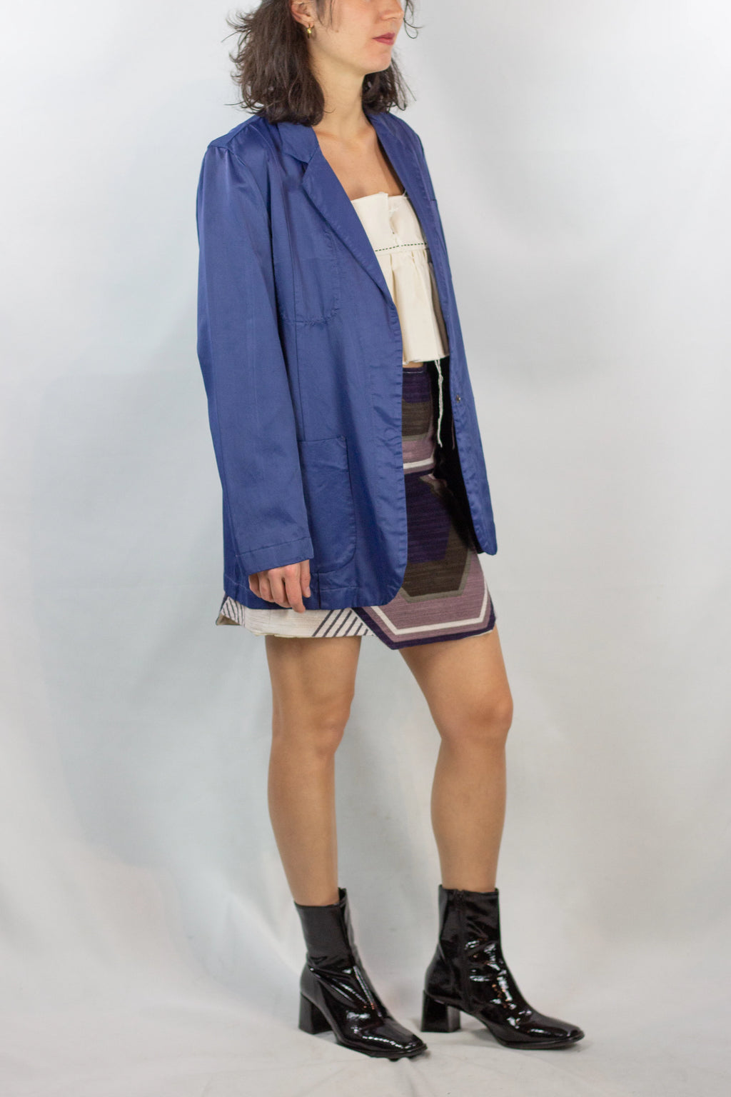 Electric Blue Slightly Oversized Blazer