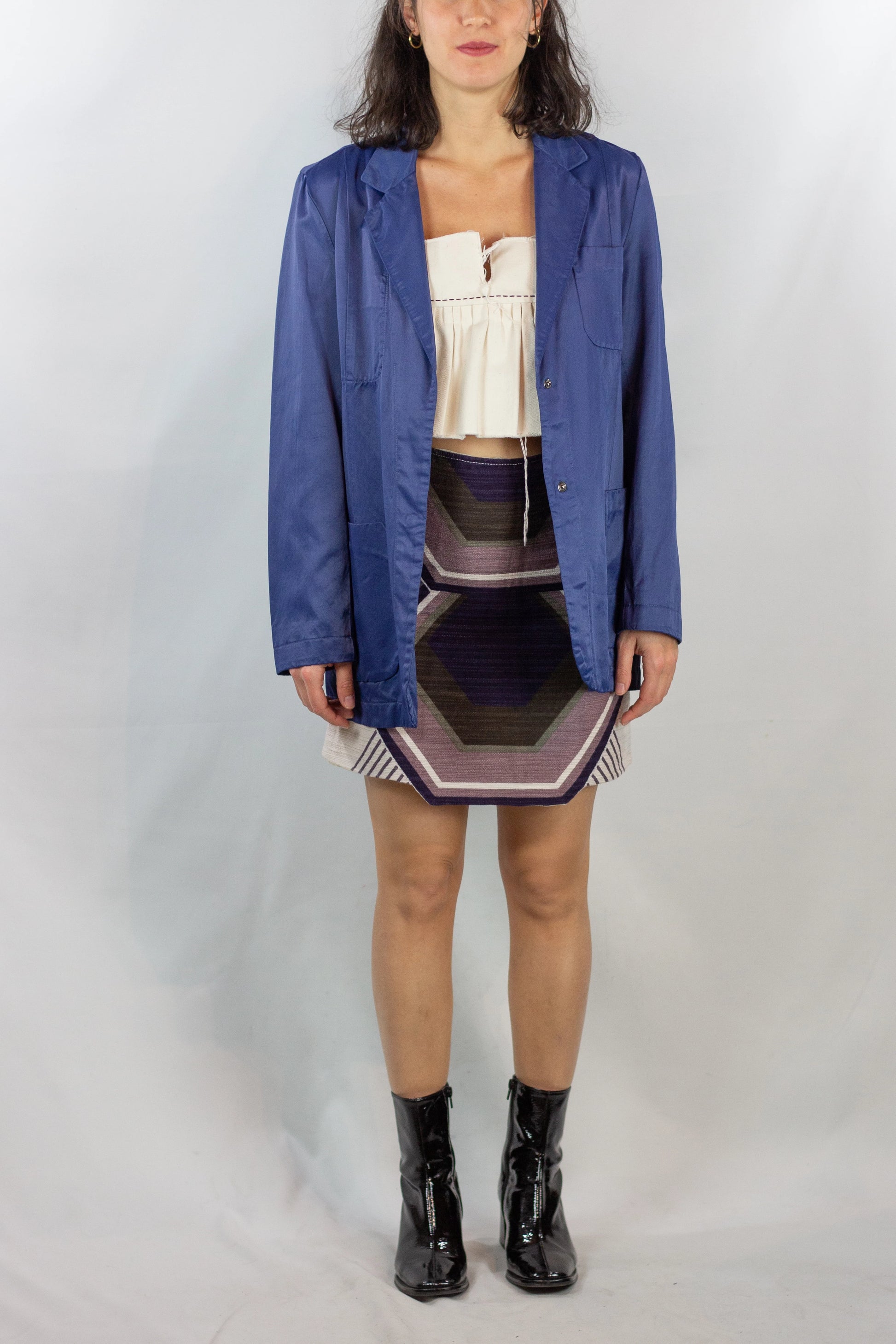 Electric Blue Slightly Oversized Blazer