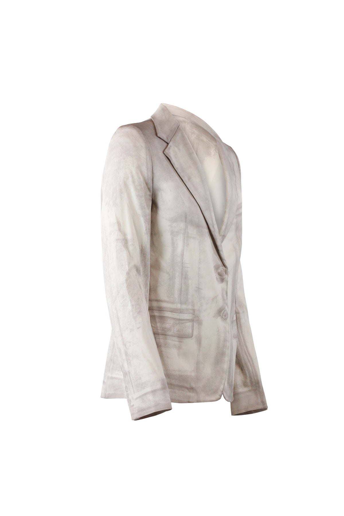 Trompe L'Œil Print Cotton Blazer Resort2014